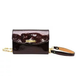 Louis Vuitton Vernis Belle Air Shoulder Bag Monogram Amarante Purple